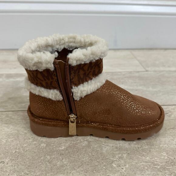 Michael Kors Brown Ankle Boots 10T - Picture 7 of 9